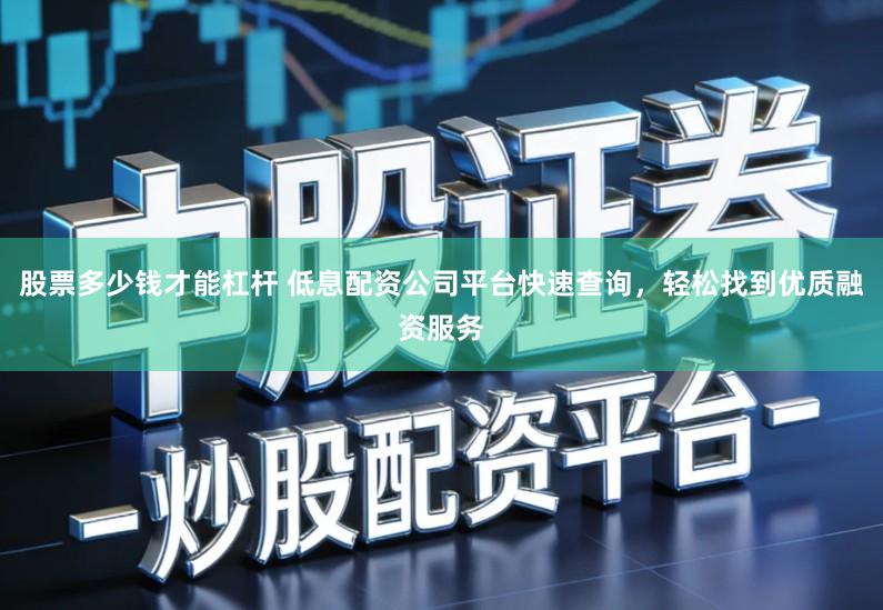 股票多少钱才能杠杆 低息配资公司平台快速查询，轻松找到优质融资服务