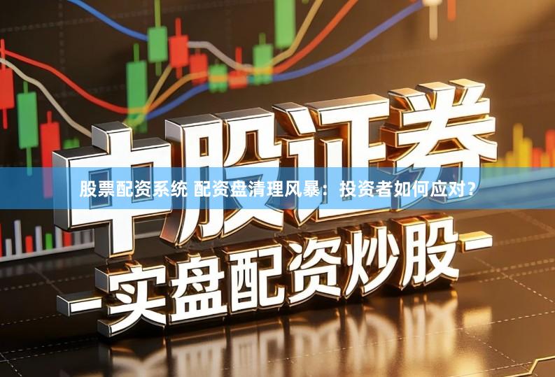 股票配资系统 配资盘清理风暴：投资者如何应对？