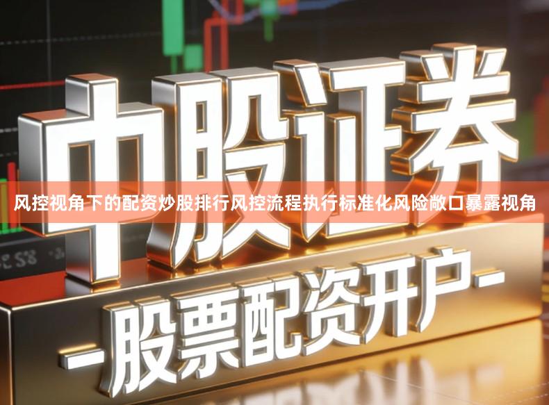 风控视角下的配资炒股排行风控流程执行标准化风险敞口暴露视角