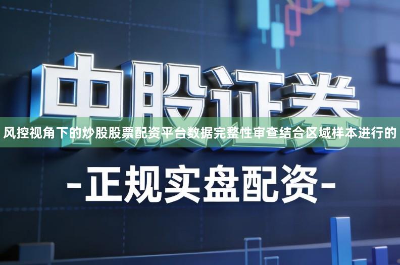 风控视角下的炒股股票配资平台数据完整性审查结合区域样本进行的