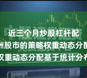近三个月炒股杠杆配资在亚洲股市的策略权重动态分配基于统计分布